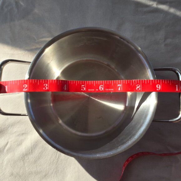 WMF Cromargan Transtherm 18/10 Stainless Steel Double Handle Sauce Pan No Lid 7" - Picture 7 of 7